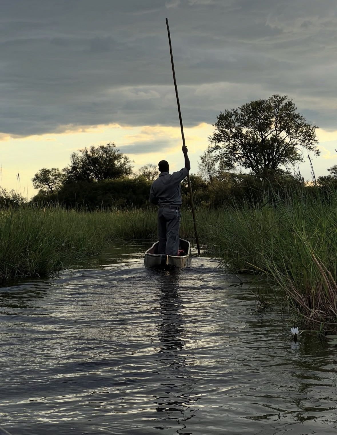 1-Tages-Okavango-Delta-Mokoro-/Kanu-Tagesausflug